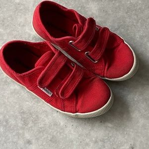 Superga red size 31 or 13 1/2